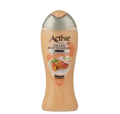 شامپو بدن کرمی اکتیو مدل Peach And Almond - قسطی