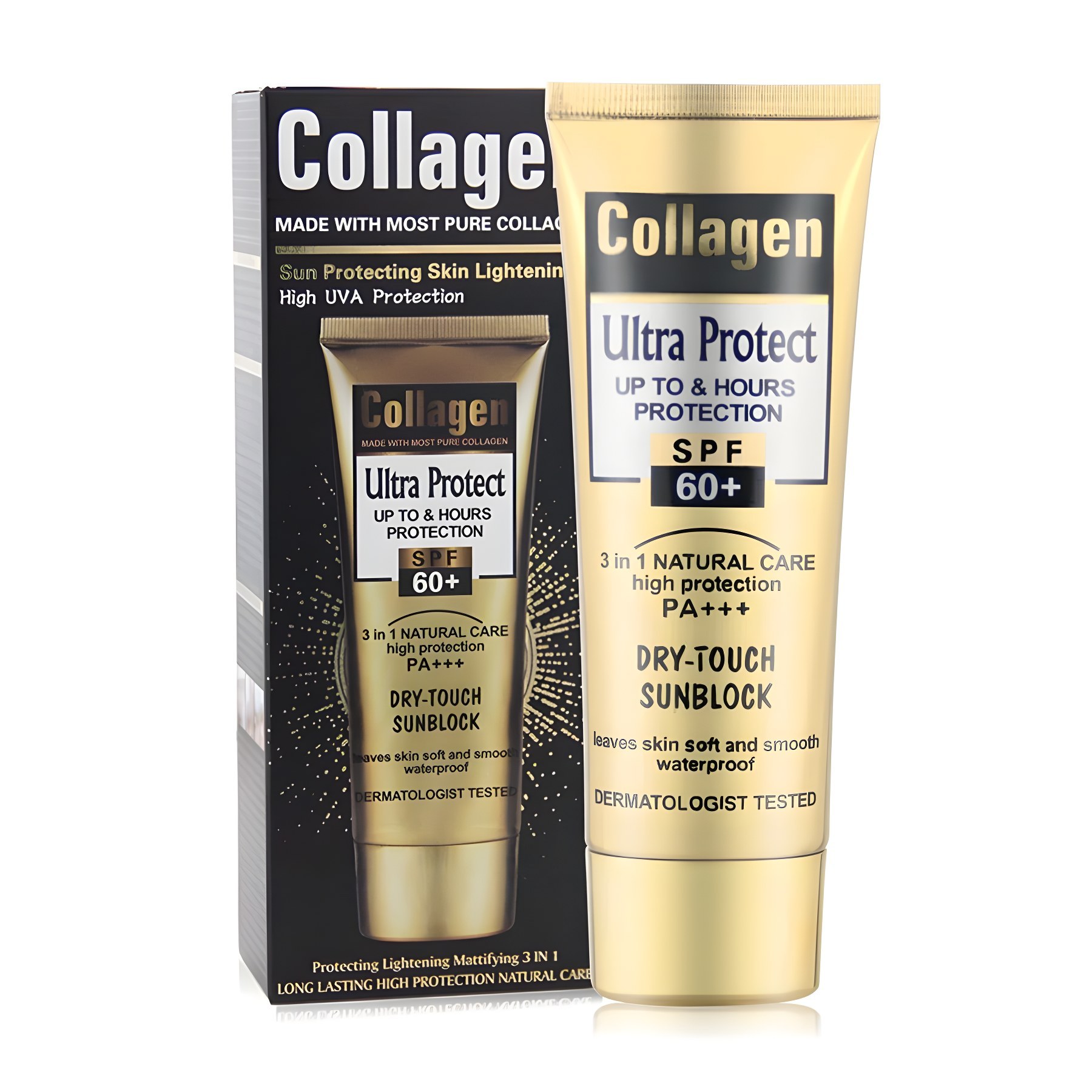 ضدآفتاب کلاژن بی رنگ spf60 - قسطی