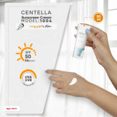 کرم ضد آفتاب اصل بدون رنگ سنتلا، 50 SPF _ قسطی